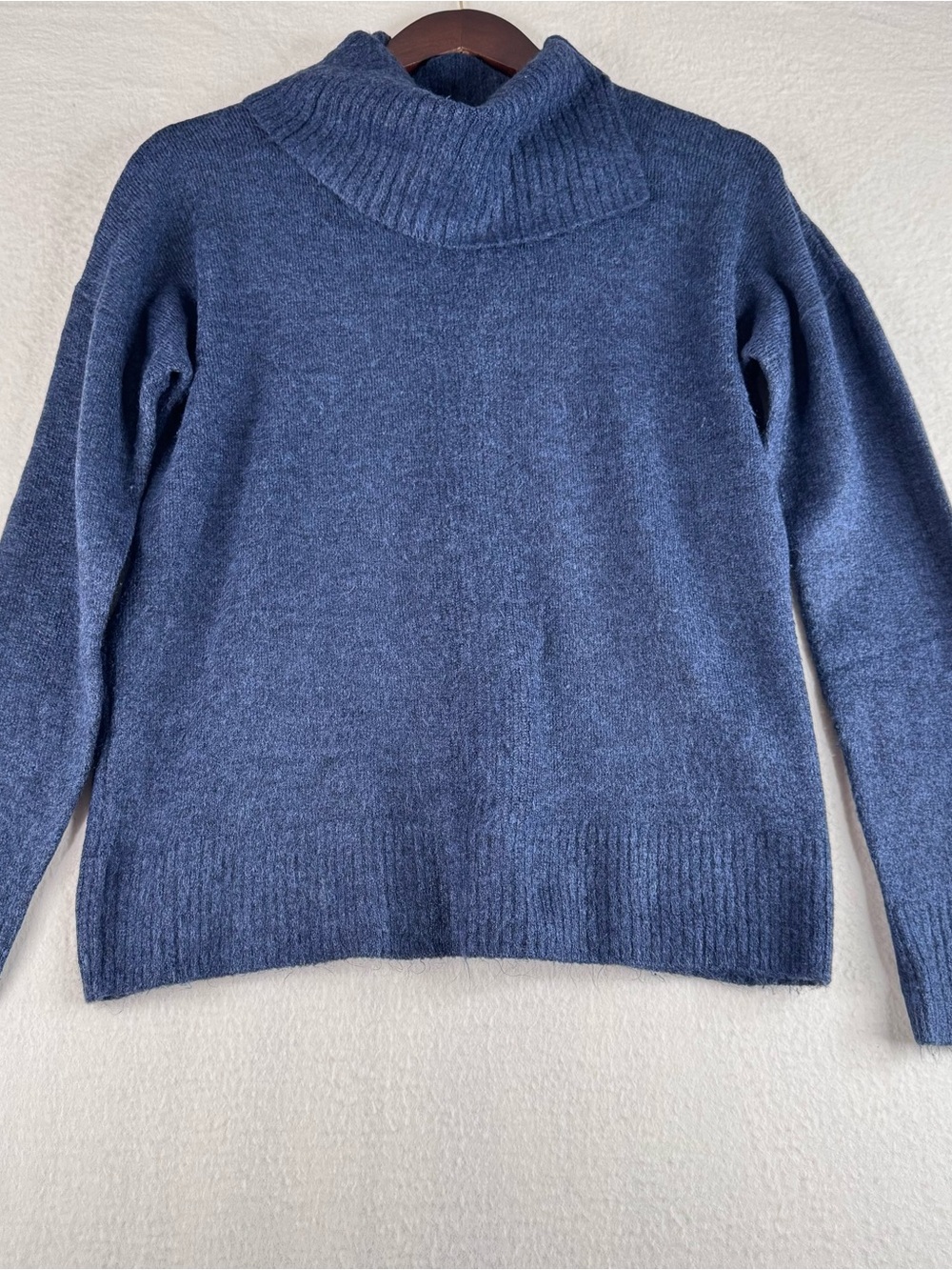 Banana Republic Deep Navy Cowl Neck Sweater